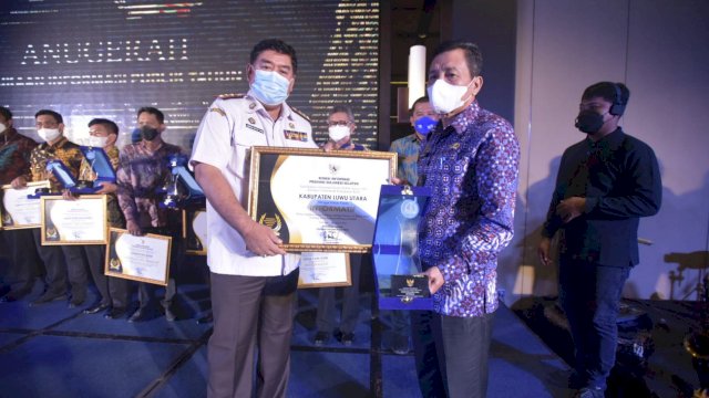 Luwu Utara Raih Predikat Tertinggi Pertama Anugerah Keterbukaan Informasi Publik di Sulsel