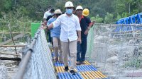 Sempat Rusak Akibat Banjir Bandang, Jembatan Gantung Maipi Kembali Fungsional