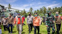 Bersama Pangdam dan Kapolda, Plt Gubernur Sulsel Tinjau Pulau Bonerate Selayar yang Terdampak Gempa