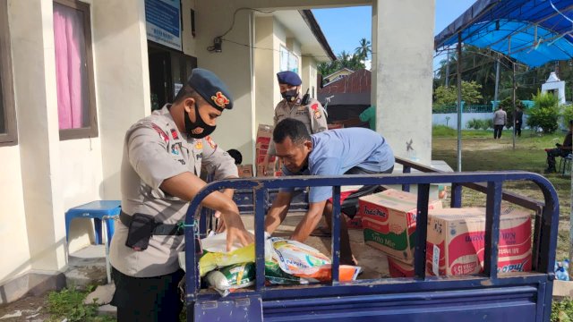 Tiba di Lokasi Gempa Kabupaten Selayar, Brimob Yon C Pelopor Langsung “Action”