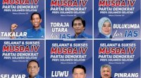 Solid Dukung IAS, 16 DPC Sebar Baliho Demokrat For IAS