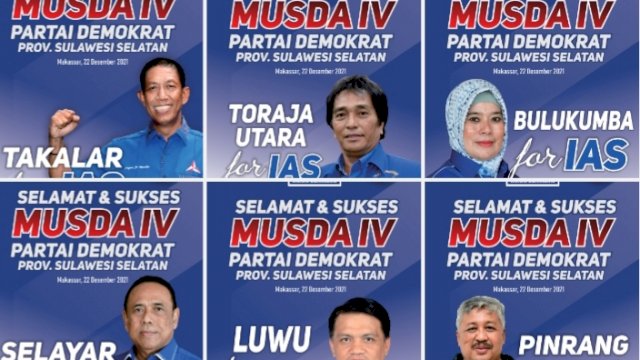 Solid Dukung IAS, 16 DPC Sebar Baliho Demokrat For IAS