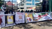 FPI Demo Minta Munarman, HRS dan Habib Hanif Dibebaskan Tanpa Syarat, Serta Ajak Presiden dan Panglima TNI Bertaubat