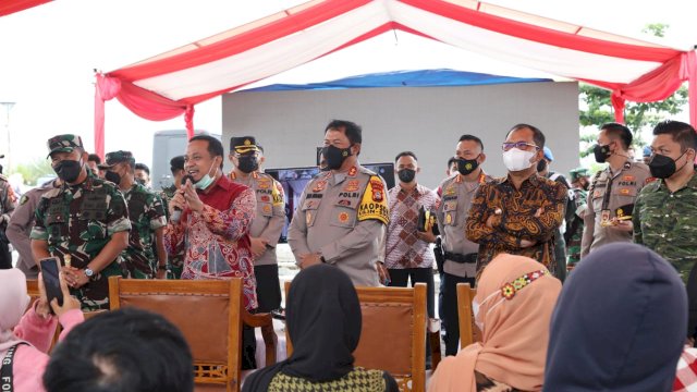 Hadiri Vaksinasi Massal Lego-Lego, Danny Minta Masyarakat Tetap Jaga Prokes