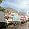Truk Sampah Berusia 20 Tahun Terbalik, Kelebihan Muatan