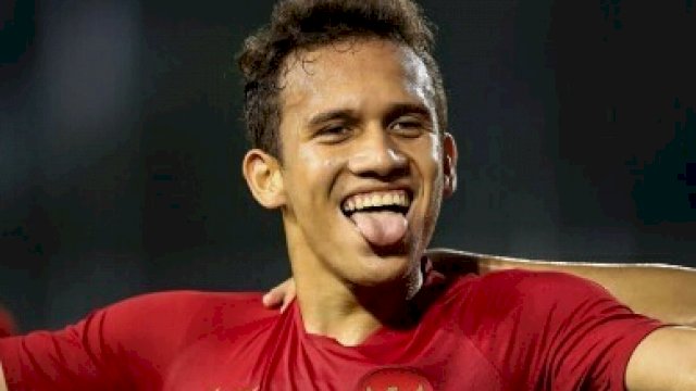Pemain Timnas Indonesia Egy Maulana Vikri. 