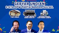 Jemput Kemenangan 2024, Nasdem Sulsel Bagi Hadiah Rumah Dan Motor Bagi Kader Baru