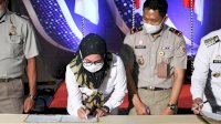 Bupati Indah Hadiri MoU Bersama Menteri ATR BPN Dan Penyerahan Sertifikat