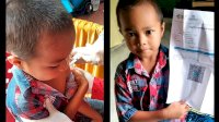 Tak Takut Divaksin, Siswa Kelas 1 SDN Katokkoan Disebut Pemberani oleh Kepala Sekolahnya