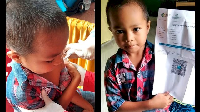 Tak Takut Divaksin, Siswa Kelas 1 SDN Katokkoan Disebut Pemberani oleh Kepala Sekolahnya