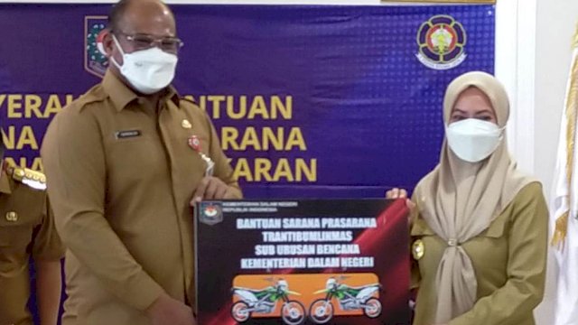 Pemda Lutra Terima Bantuan Urusan Bencana dari Ditjen Bina Adwil Kemendagri