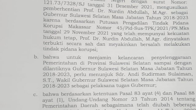 Jokowi Resmi Berhentikan Nurdin Abdullah