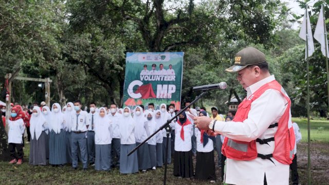 Sekprov Sulsel Abdul Hayat Jadi Irup di Peringatan Hari Relawan Volunteer Camp PMI