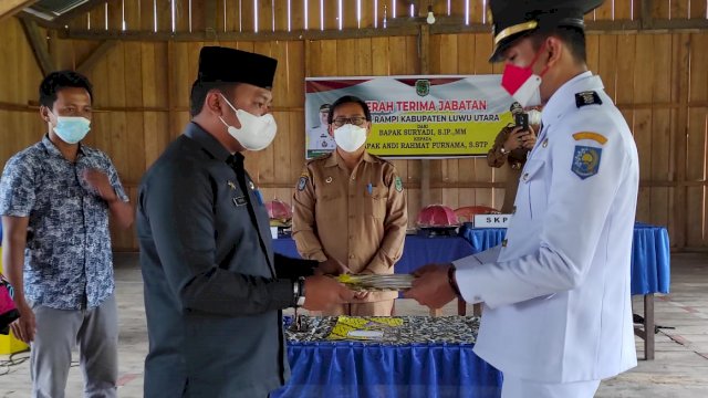 Wabup Lutra Hadiri Sertijab Camat Rampi