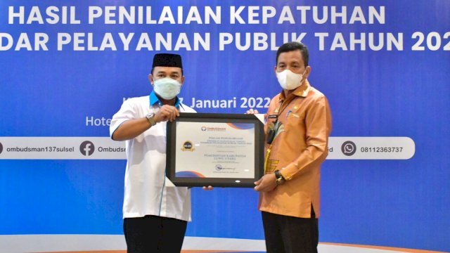 Pemda Lutra Raih Penghargaan Ombusman