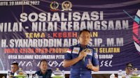 Sapa Warga Belawae Syahar Sosialisasikan Bahaya Covid-19