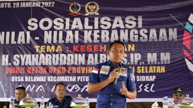 Sapa Warga Belawae Syahar Sosialisasikan Bahaya Covid-19