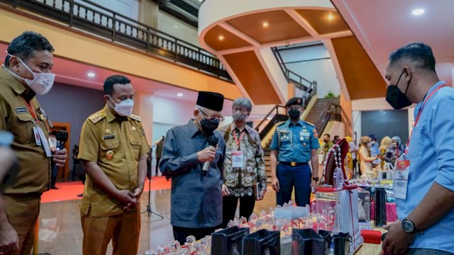 Puji Pemprov Sulsel dalam Pengembangan UMKM, Wapres: Potret UMKM di Sulsel Sangat Menggembirakan
