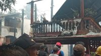 4 Rumah Terbakar 1 Meninggal Dunia dalam Kebakaran di Mangkoso