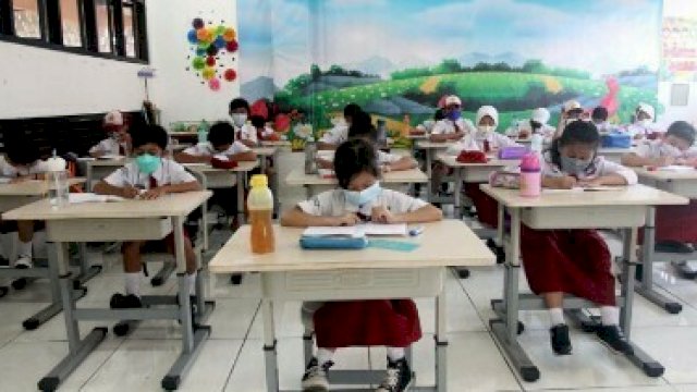 Proses Pembelajaran Tatap Muka atau PTM, (ilustrasi).