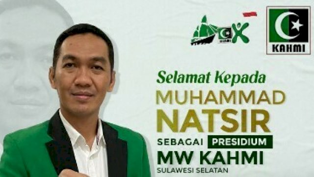 Muhammad Natsir keluar sebagai presidium KAHMI Sulsel.
