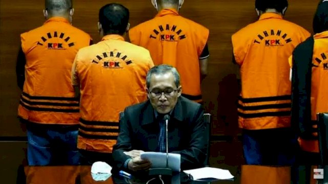 KPK Tetapkan Bupati PPU Kepala Dinas Sekda Dan Bendahara DPC PD Sebagai Tersangka