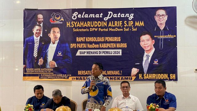 Sahiruddin Malik Ditunjuk Sebagai Ketua Nasdem Maros, Hamril Mattotorang: Itu Sudah Tepat