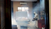 Kantor PDAM Kota Makassar ‘Diguyur’ Desinfektan Usai Dua Pegawainya Diduga Terpapar Covid-19