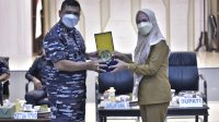 Bupati Luwu Utara Terima Kunjungan Jenderal Bintang Satu TNI Al