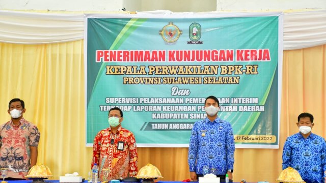 Kepala BPK Sulsel Temui Bupati ASA, Ini Tujuannya
