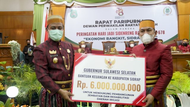 678 Tahun Sidrap, Andi Sudirman Kucurkan Rp 66 Miliar untuk Pembangunan Sidrap