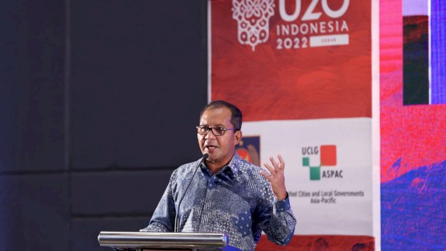Jadi Narasumber Road to G20, Wali Kota Danny Paparkan Pertumbuhan Ekonomi Makassar Lewat Digitalisasi