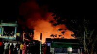 36 Rumah Diaspol Veteran Makassar Hangus Terbakar,  Jelang Buka Puasa