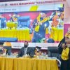 Disaksikan AHY, Prof Husain Syam Kukuhkan Jafar Hafsah Sebagai Guru Besar Ekonomi