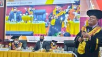 Disaksikan AHY, Prof Husain Syam Kukuhkan Jafar Hafsah Sebagai Guru Besar Ekonomi