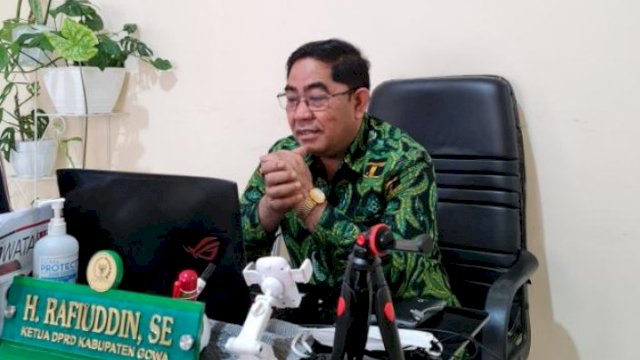 Ketua DPRD Gowa, Rafiuddin Raping. (*)