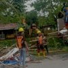 Lapak PKL yang Kuasai Lahan PDAM di Sepanjang Tepi Kanal Abdesir Dibongkar