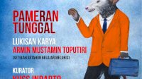 55 Lukisan Karya Armin Bertema Politik Dipamerkan di Claro