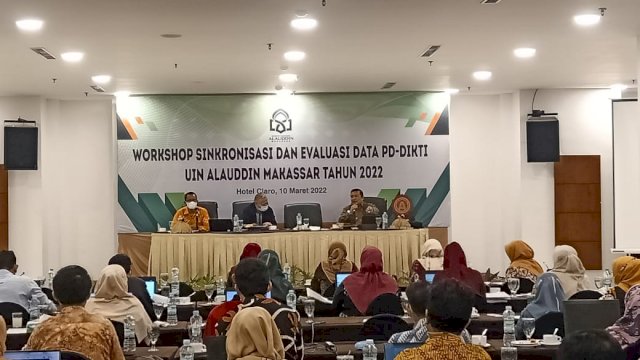 UIN Alauddin Workshop Sinkronisasi dan Evaluasi Data PD Dikti di Hotel Claro Makassar