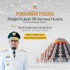 Besok ASS Resmikan Masjid Kubah 99 Asmaul Husna