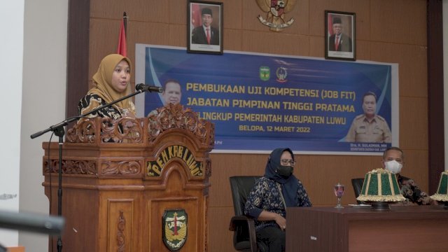 27 Pejabat Pemkab. Luwu Ikuti Uji Kompetensi Pejabat Pimpinan Tinggi Pratama