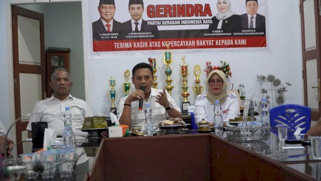 Ketua DPD Gerindra Sulsel Andi Iwan Darmawan Aras Memimpin Langsung Konsolidasi Partai Gerindra di DPC Luwu