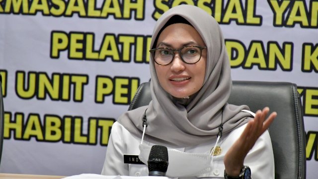 Bupati Indah Bekali Peserta Diklat Keterampilan Bagi Kelompok Disabilitas&nbsp;
