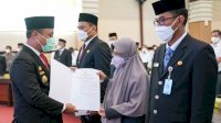 Gubernur Andi Sudirman Lantik 6 Pejabat Hasil Lelang Jabatan