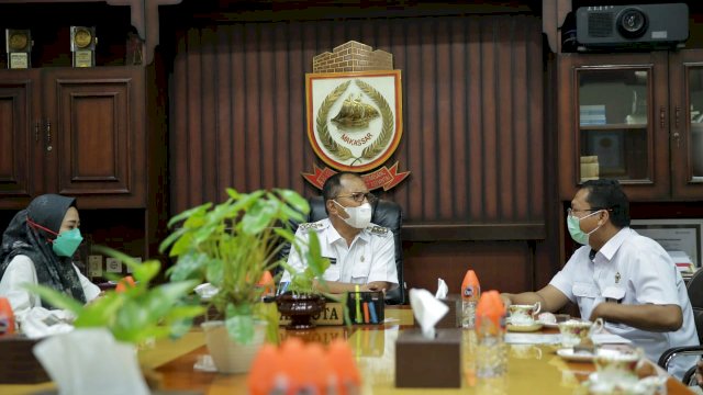 Fokus Raih WTP, Wali Kota Danny bahas LKPD bersama BPKP Sulsel