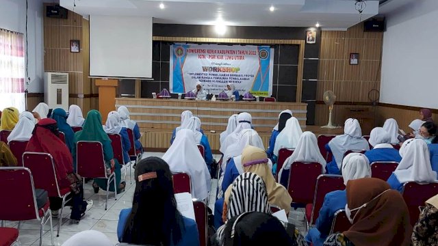 Dihadiri Ketua IGTKI Provinsi Sulsel, Konferensi Kerja I IGTKI Luwu Utara Sukses
