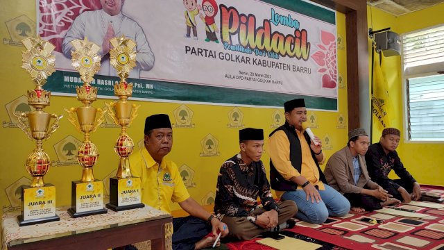 Rayakan Isra Mikraj, Golkar Barru Gelar Lomba Dai Cilik