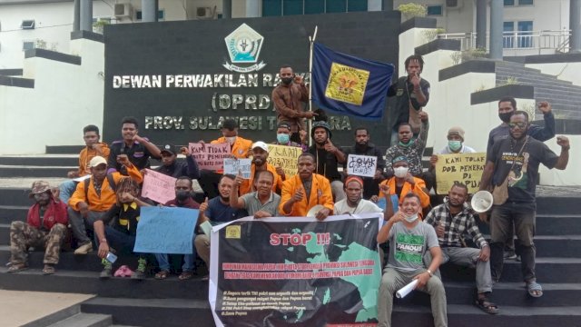 Mahasiswa Papua di Kendari Desak Indonesia Tarik Militer dan Stop DOB,  Berikut 13 Poin Pernyataan Sikapnya