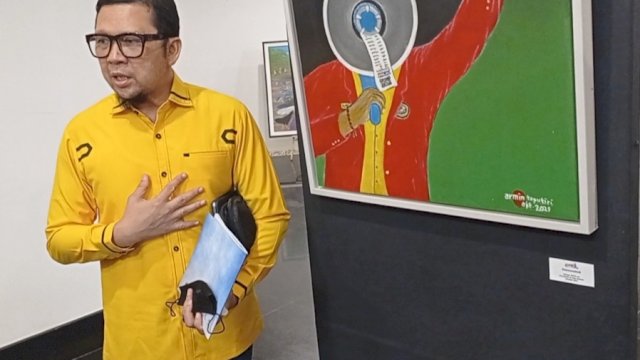 Hadiri Pameran Lukisan Armin, Ahmad Doli: Karnya Bernilai Tinggi