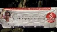 Duh! Spanduknya Sudah Bertebaran, Kelompok Ini Akan Deklarasi Dukung Jokowi Tiga Periode